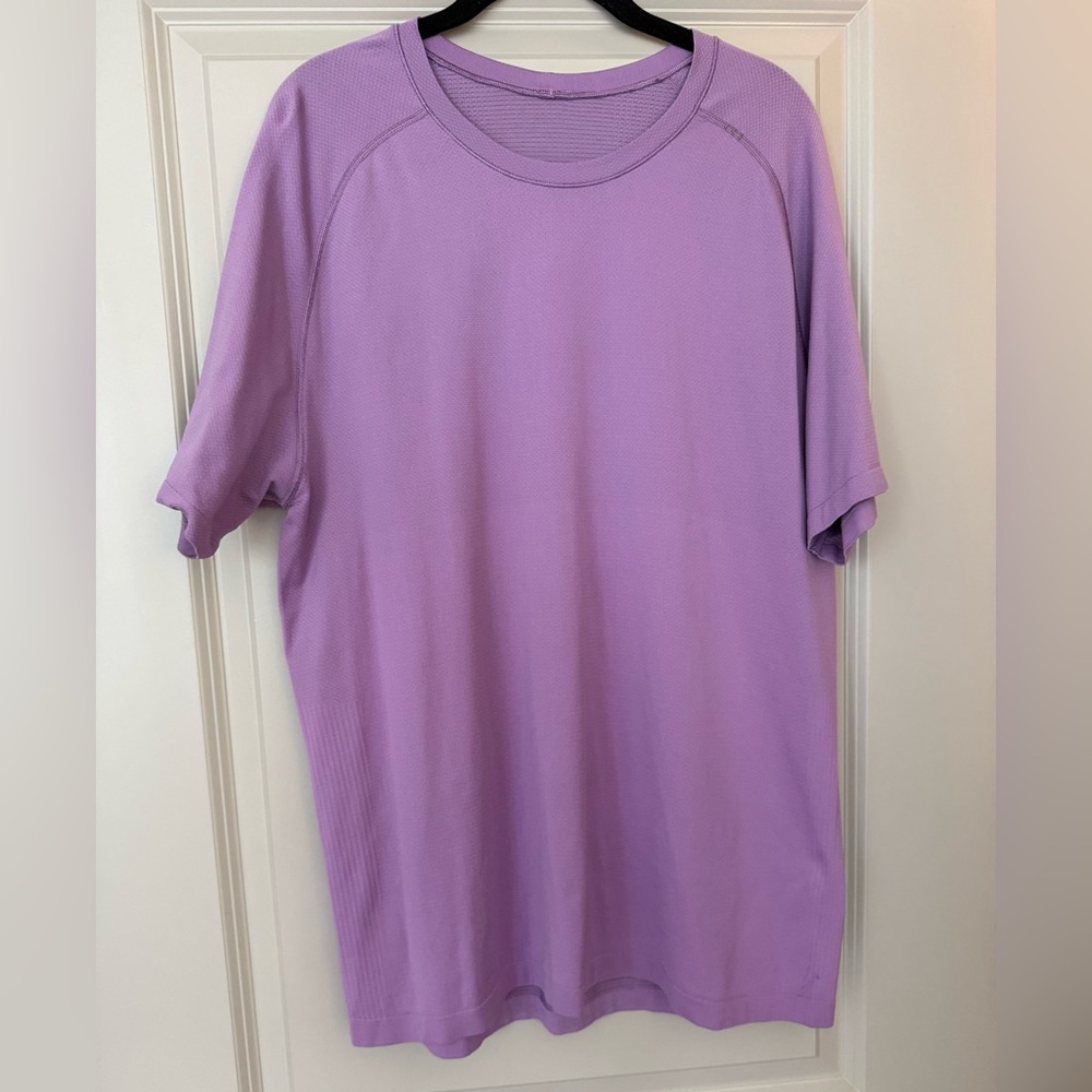 Men's Purple Lululemon Metal Vent Shirt